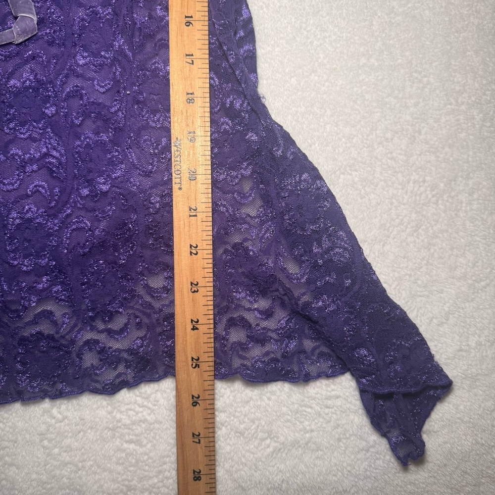 Vintage 00s Purple Lace Fairy Cami Tank Top - Picture 8 of 8